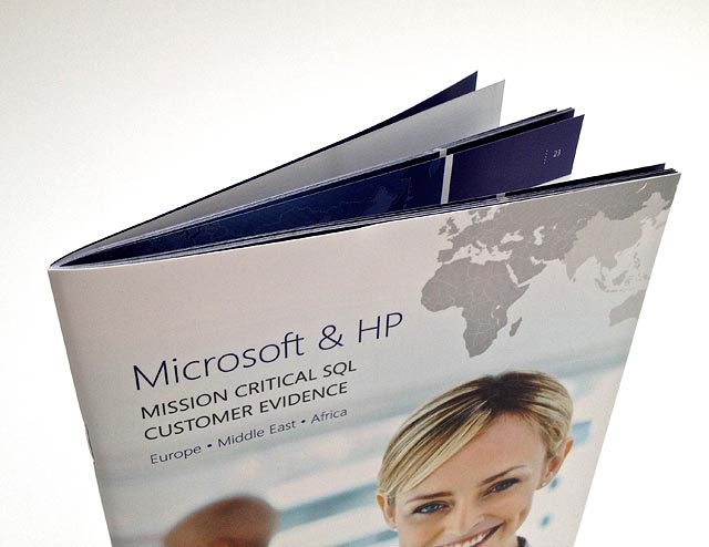 Microsoft, HP – brožura