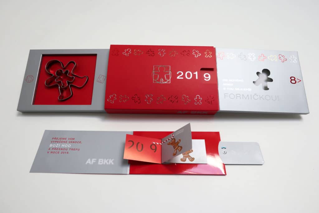 AF BKK – vánoční dárkové balení s flipbookem